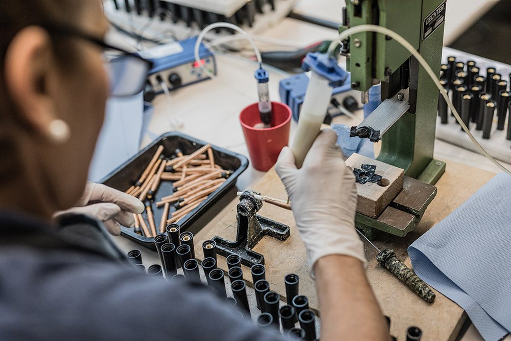 Mitarbeiter bei der Arbeit Projekt acv